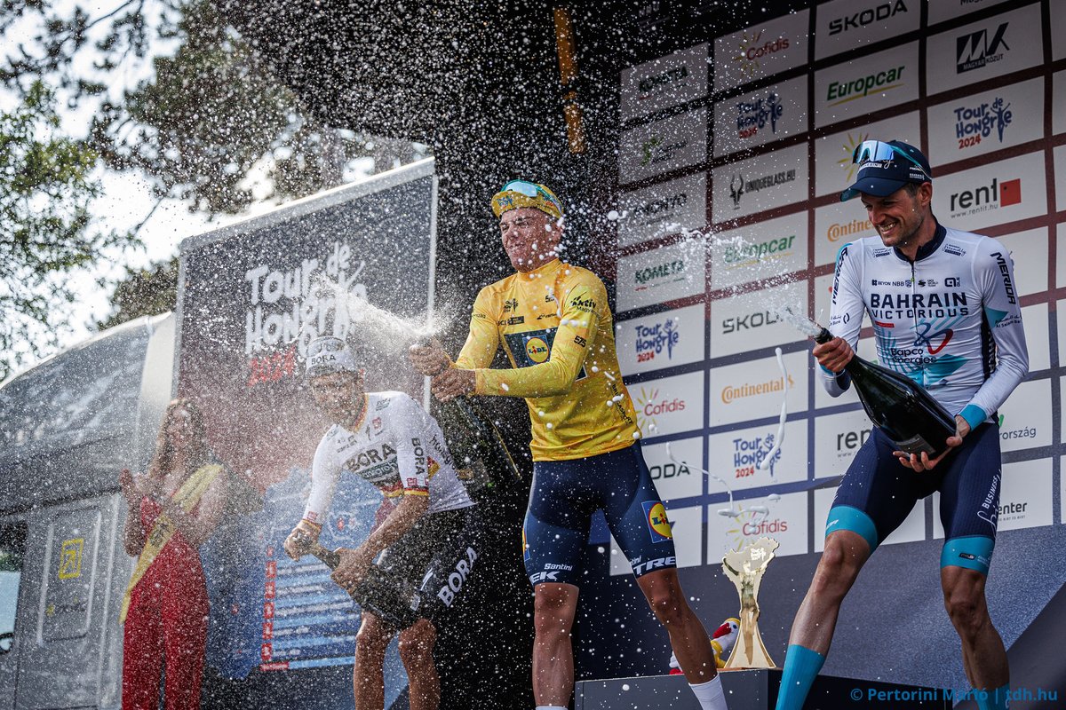 📷 Thibau Nys became the youngest GC winner of Tour de Hongrie since the resurrection of the race in 2015 - you can find the summary of Stage 5 here: tdh.hu/news/155-thiba…