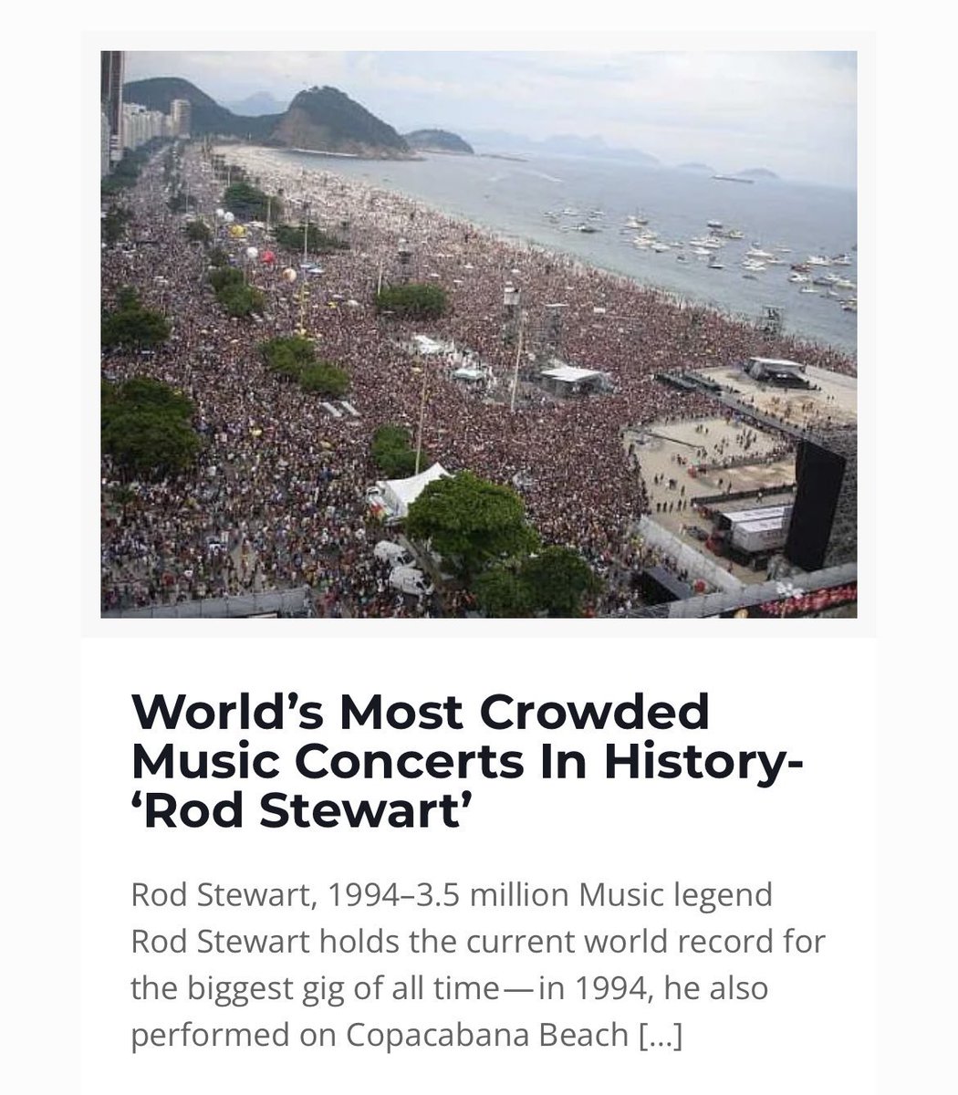 This is a Rod Stewart concert from Brazil 30 years ago… lol