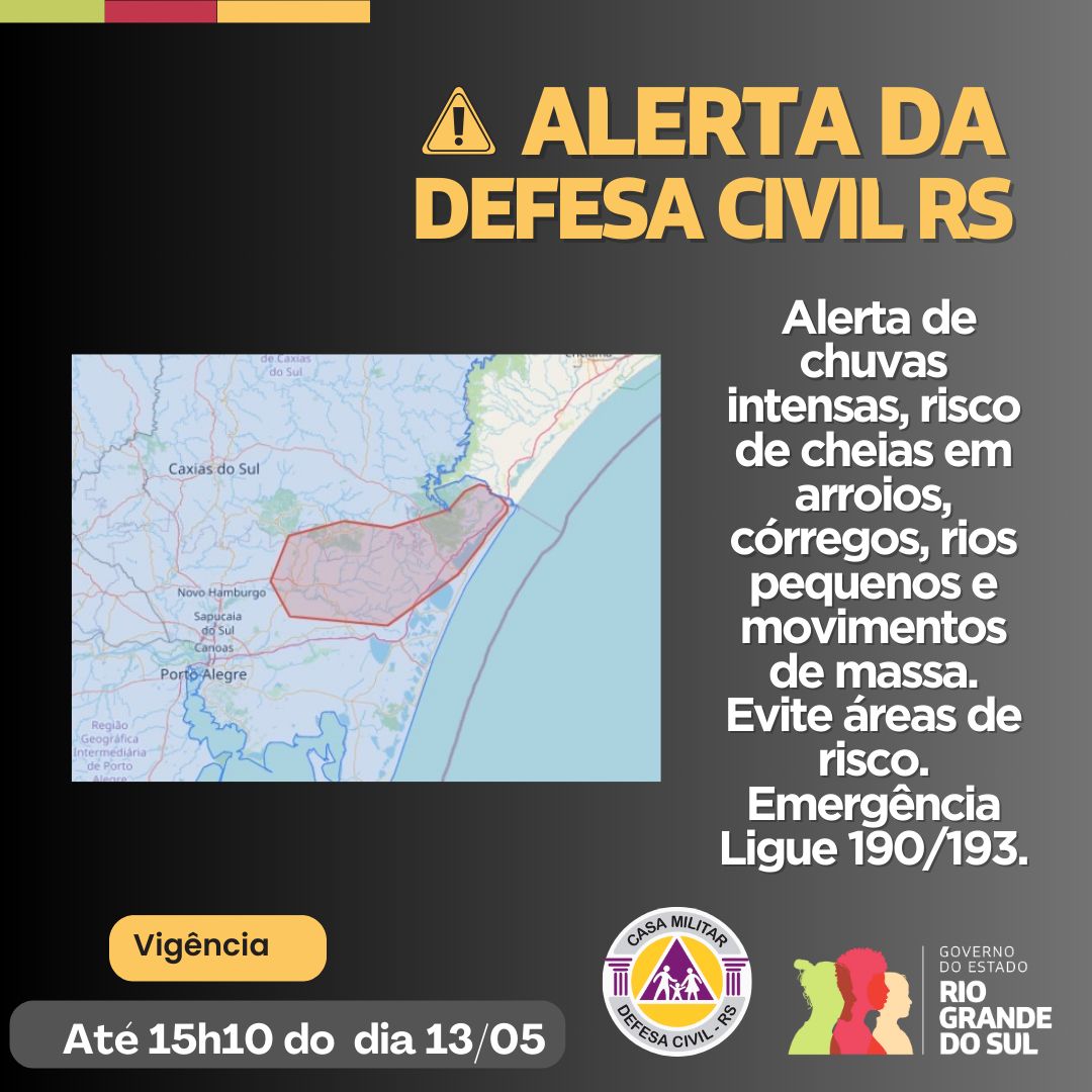 Defesa Civil RS tweet media