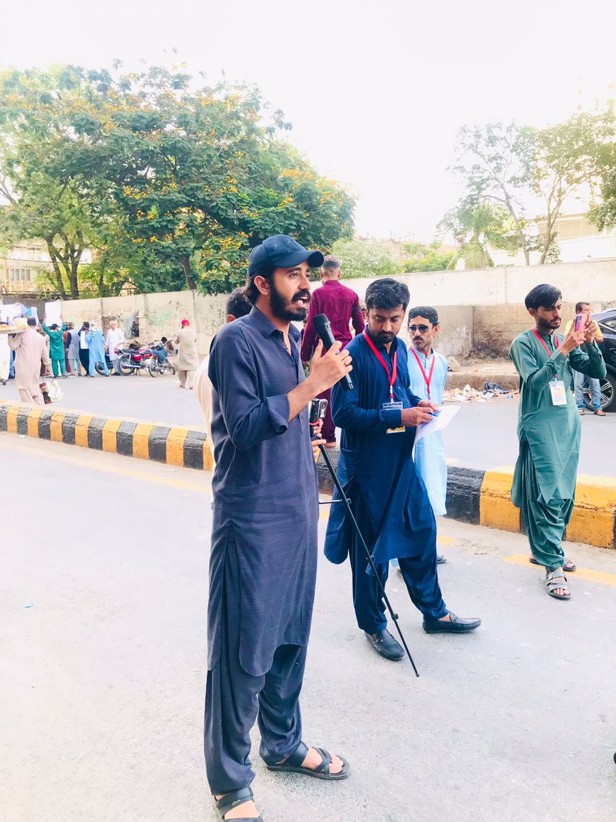 President PSC Karachi comrade Ammar Dayo along with others comrades joined the rally organized by Sindhi Sujagi Forum and Voice for Missing Persons Sindh. PSC extends solidarity to the cause of missing persons in the state. We echo the call for #JusticeforHidayatLohar and 1/2