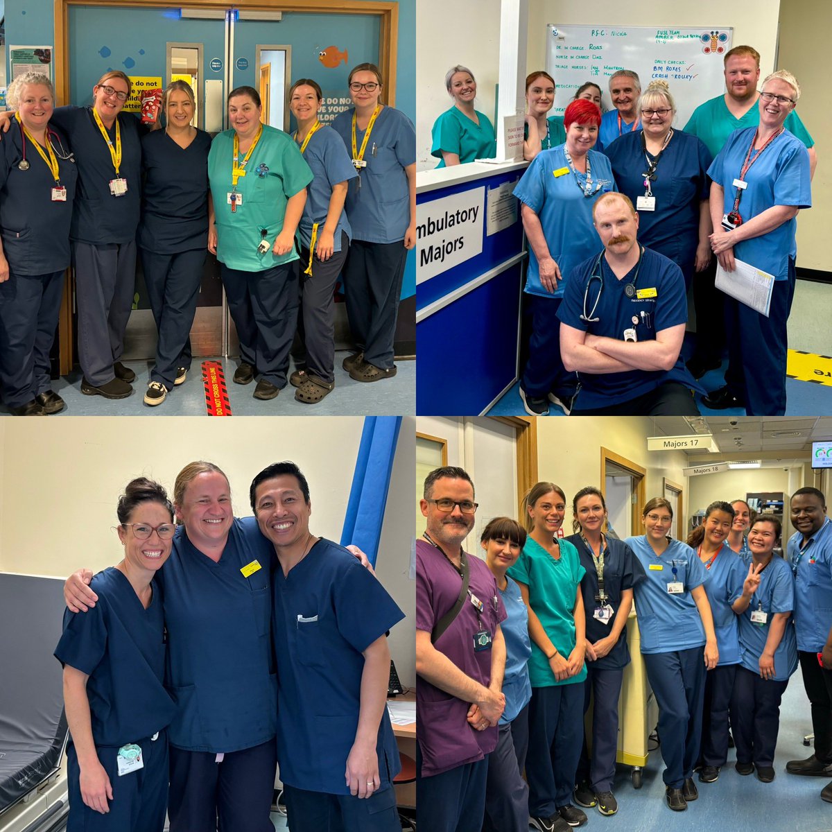 Happy Nurses Day 2024 to these brilliant teams - paeds, ambulatory, ENPs &amp; team majors . Our ACPs , and EOL nurses too. Thankyou 👏🏽 
<a href="/UHP_NHS/">University Hospitals Plymouth NHS Trust</a> <a href="/UHP_UEC/">Urgent Emergency Care UHP</a>