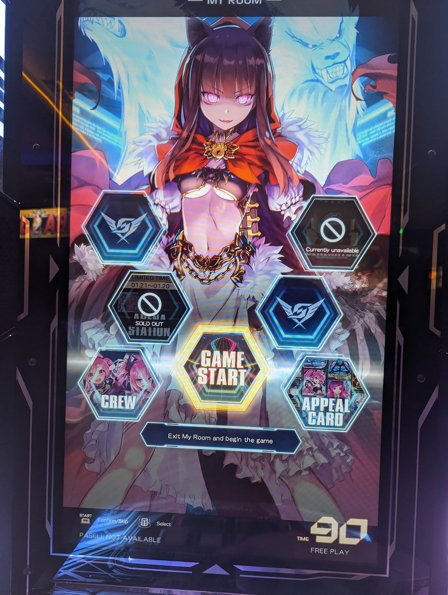 finally got around to buying an emusment pass for rhythm games in the arcade, why did no one tell me you unlock more characters in Sound Voltex with it before this 😭