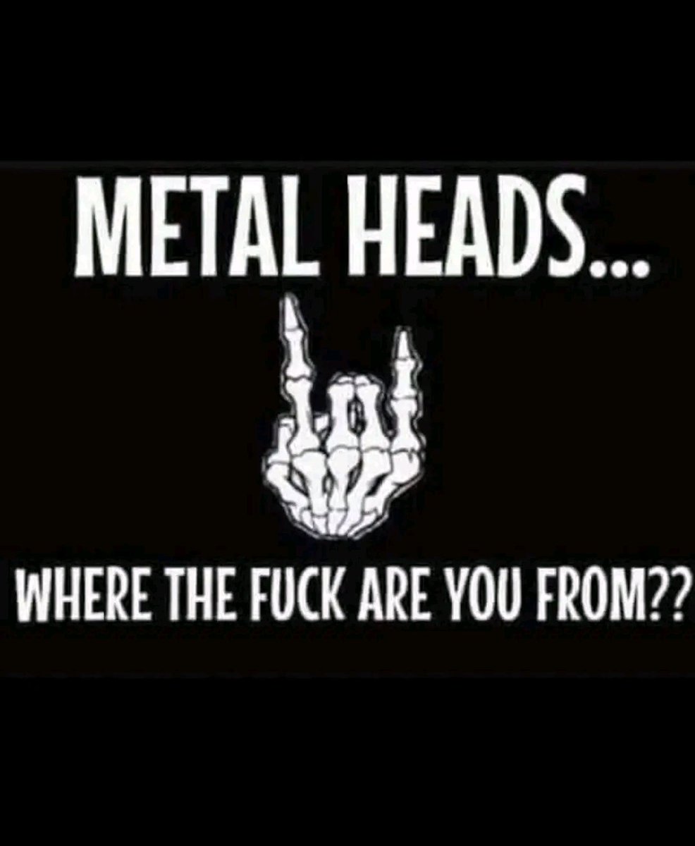 💥💥🤘Metalheads where are you from........

#metalhead_headbangerhq #metal #metalmusic #HeavyMetalmusic #rocknroll #worldtour #livemusic