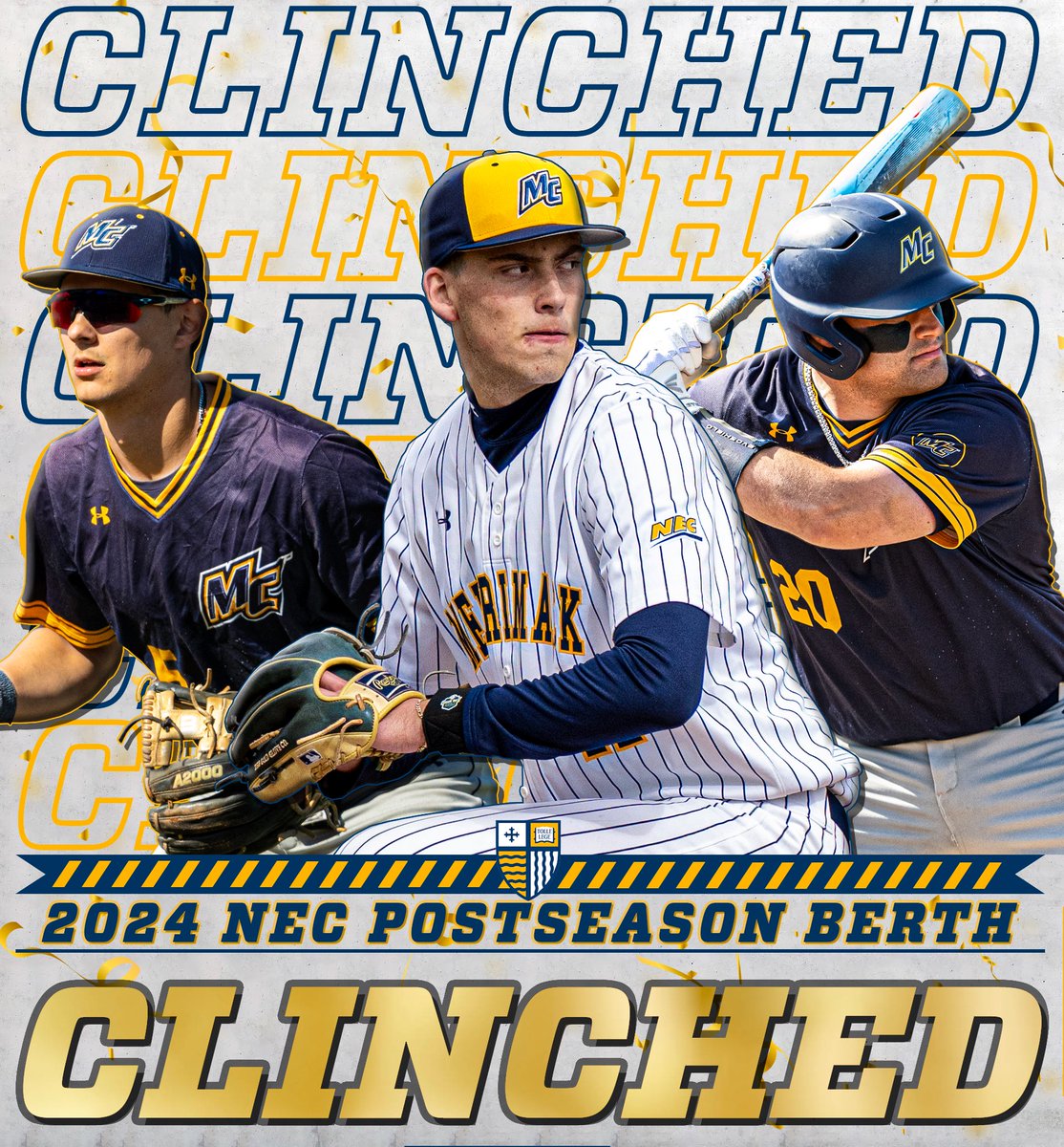 DANCING INTO POSTSEASON PLAY!🕺

Merrimack has just stamped their names into the NEC tournament for their first ever postseason appearance in the program’s division one history. 

#GoMack