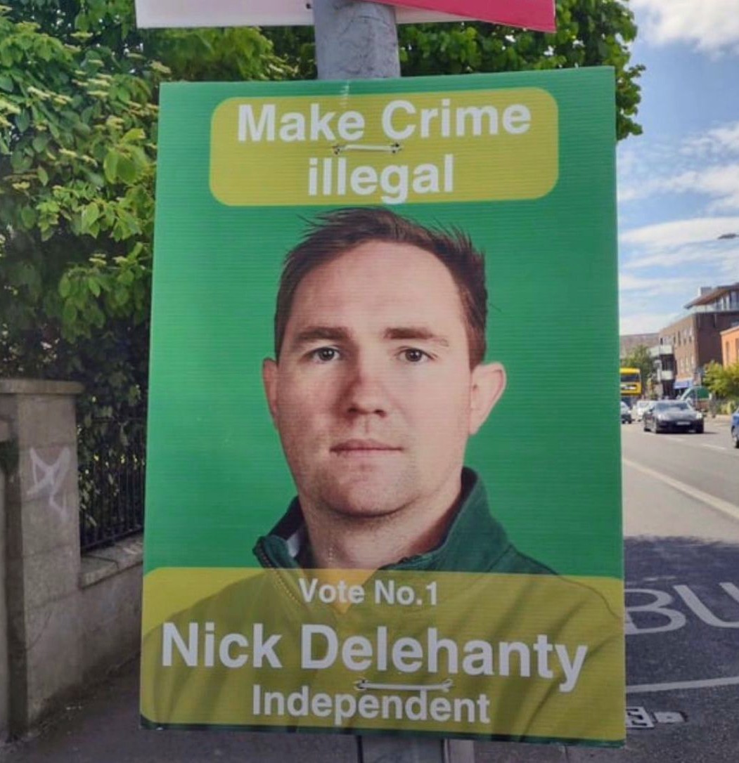 Young Greens / Óige Ghlas on X: "Putting up election posters without the  name and address of both the publisher and the printer is a crime under  section 101 of the Local