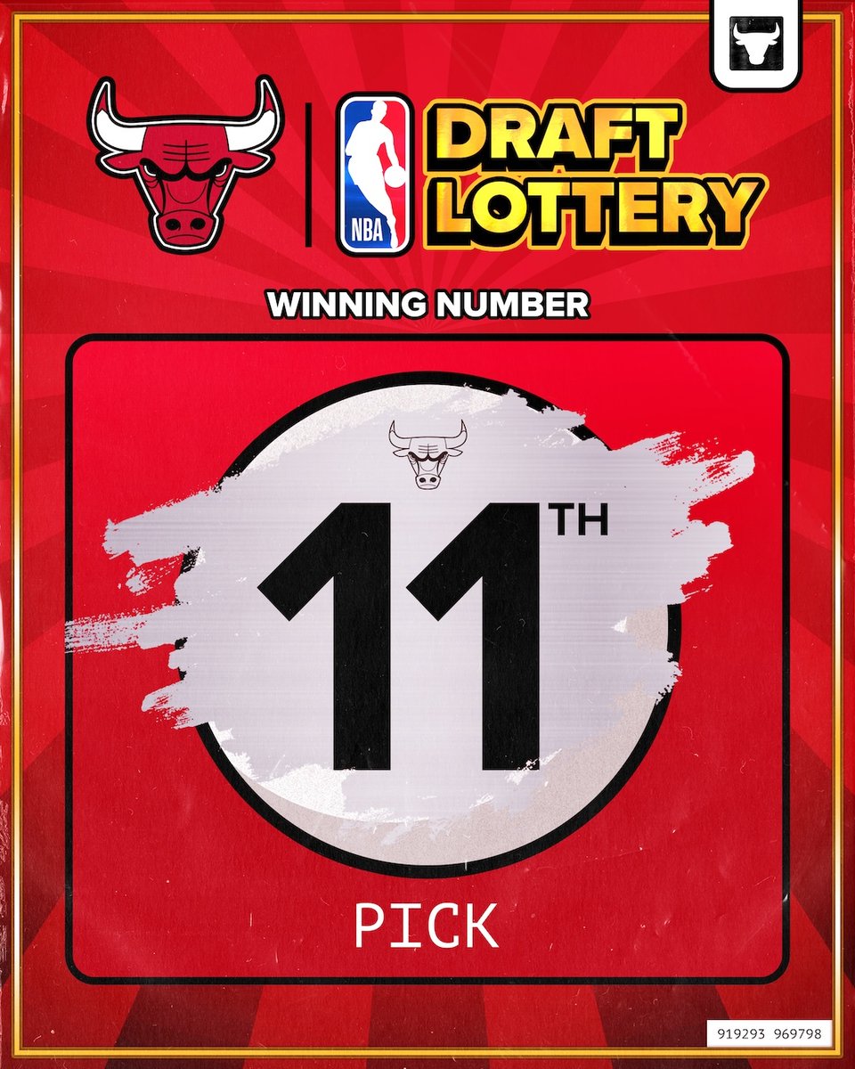 We officially have the No. 11 selection in the 2024 NBA Draft.