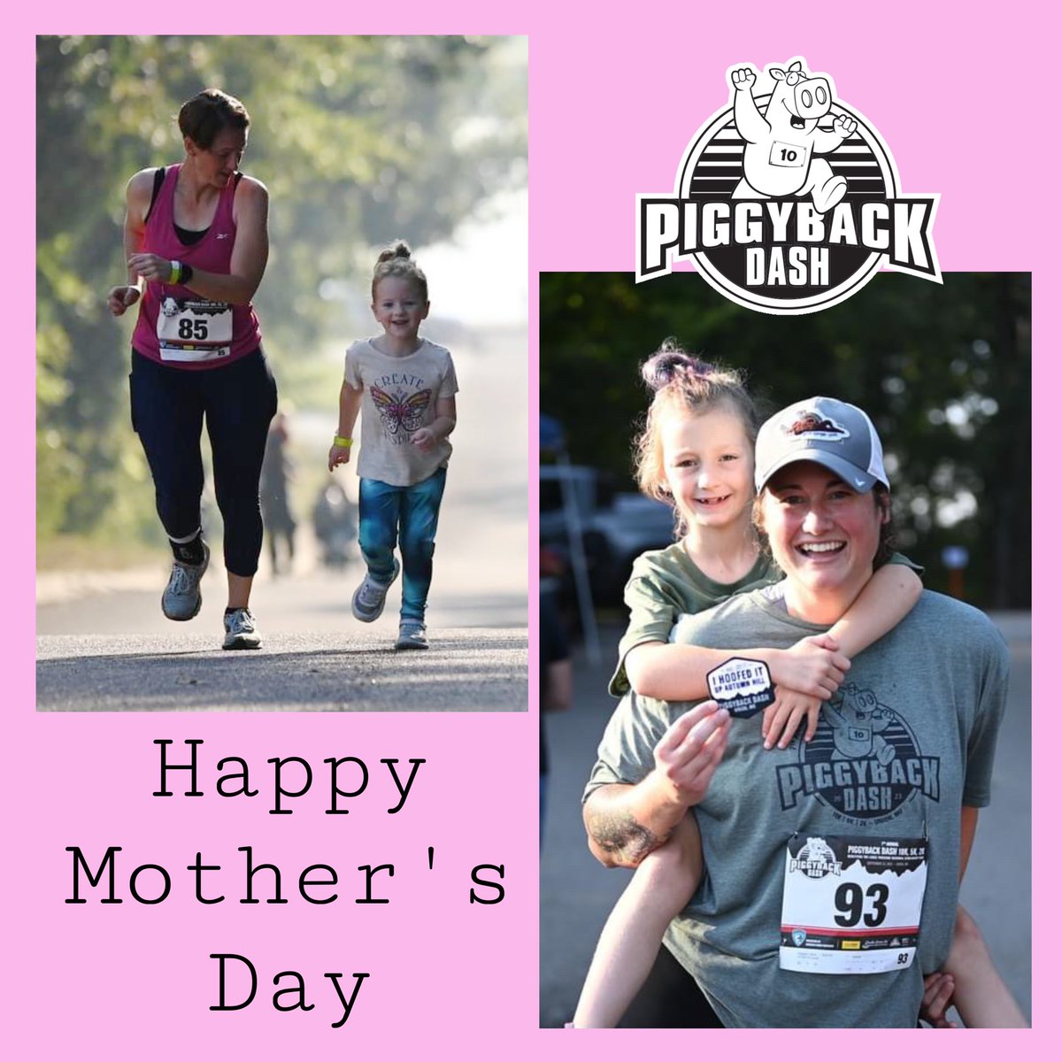 PiggybackDash's tweet photo. Wishing all the running moms out there a Happy Mother’s Day.
#unionmo #utown #autumnhill #scholarship #runpbd #run #happymothersday https://t.co/f2L6wz5pbk