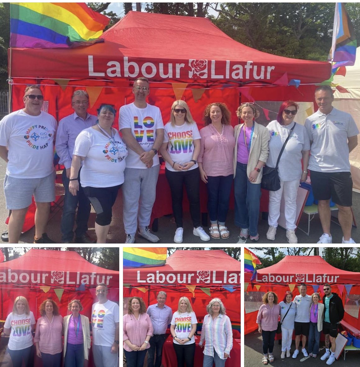A fabulous day today at Colwyn Bay Pride & great to see the event even bigger & better than last year! 😎 Lovely to see @hannahblythyn @acdunbobbin @UNISONNWHealth @clairehughesBA and more! 🏳️‍🌈 Great to chat to local people throughout the day on our @ClwydNorthLab stall 🗣️