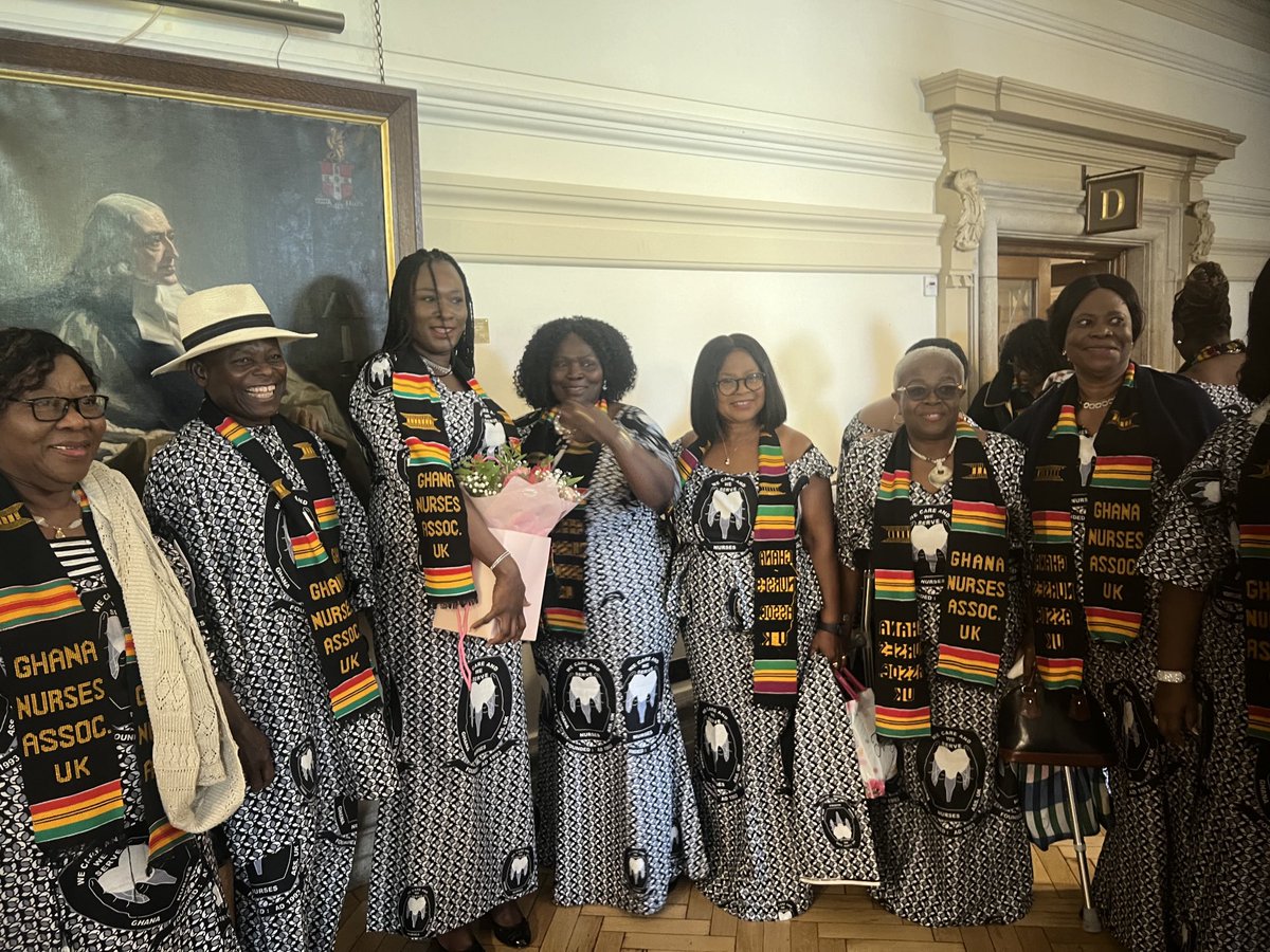 What an amazing day ❤️😊celebrating IND 2024 with the amazing GNA-UK. At Westminster Central Hall #nursesday - great to see a room full of passionate Ghanaian nurses ❤️from all areas😊🙌🏾.⁦ ⁦@CNOBME_SAG⁩ ❤️