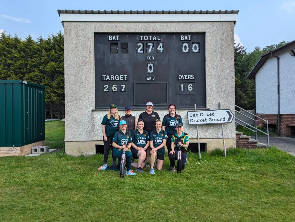The first Welsh league encounter for our ladies today. We lost to Llandeilo CC in our opener, this was followed by a successful run chase of 267 against Penygroes CC, ending the day on a high. Da iawn merched! #Cricket #ladiescricket #womenscricket #girlscricket