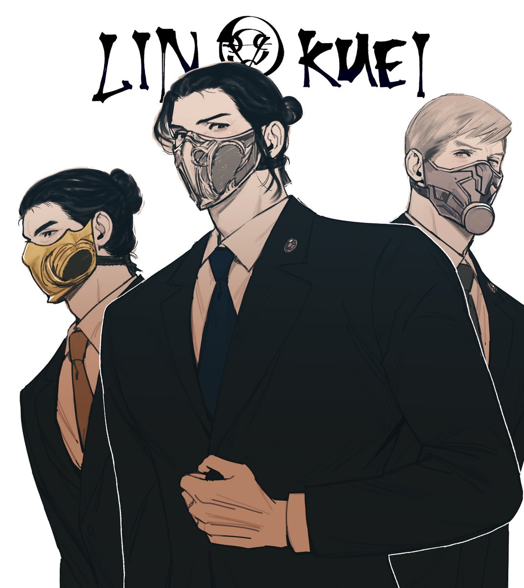 Lin Kuei clan (noir.ver)
#mk1 #subzero #bihan #scorpion #kuailiang #smoke #tomasvrbada #linkuei