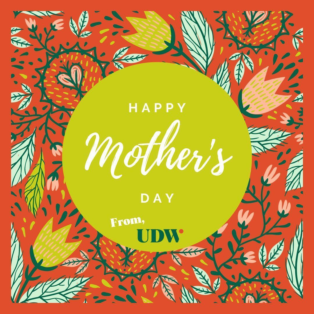 Happy Mother's Day from your UDW family! ❤️ Share your favorite memory as a mom or share your favorite memory with your mom in the comments below!
