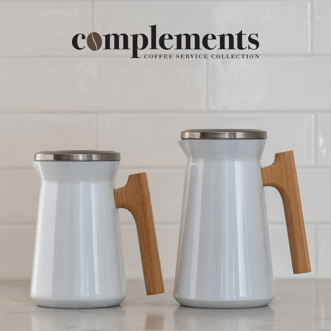 From casual brunches to corporate events, Complements is your go-to for flawless beverage service. With sleek designs and innovative features, the new collection ensures every pour is perfect.

#coffeeservice #Beverageservice #newbrand #steelite #theartofpresentation