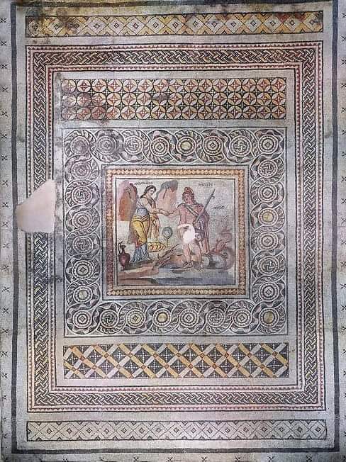 Roman Mosaic with the myth of Perseus and Andromeda (2nd-3rd Century AD), from the domus of Poseidon in Zeugma – Zeugma Mosaic Museum, Gaziantep, Türkiye. The myth of Perseus and Andromeda – Andromeda was the daughter of Cepheus, king of Ethiopia and Cassiopeia. Andromeda's…