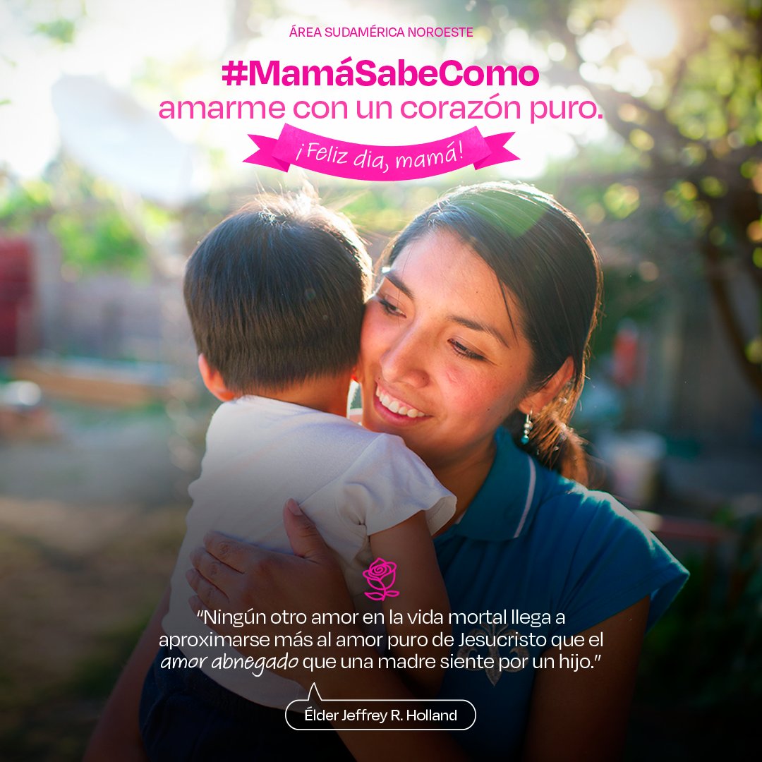 Creemos en Dios porque ella creyó primero. ❤️

Saludamos a todas las madres del Área Sudamérica Noroeste y del mundo en este hermoso día.

💕 ¡Feliz día, mamá! 💕

#iglesiadejesucristo #sano #sudamerica #ComunidadSANO