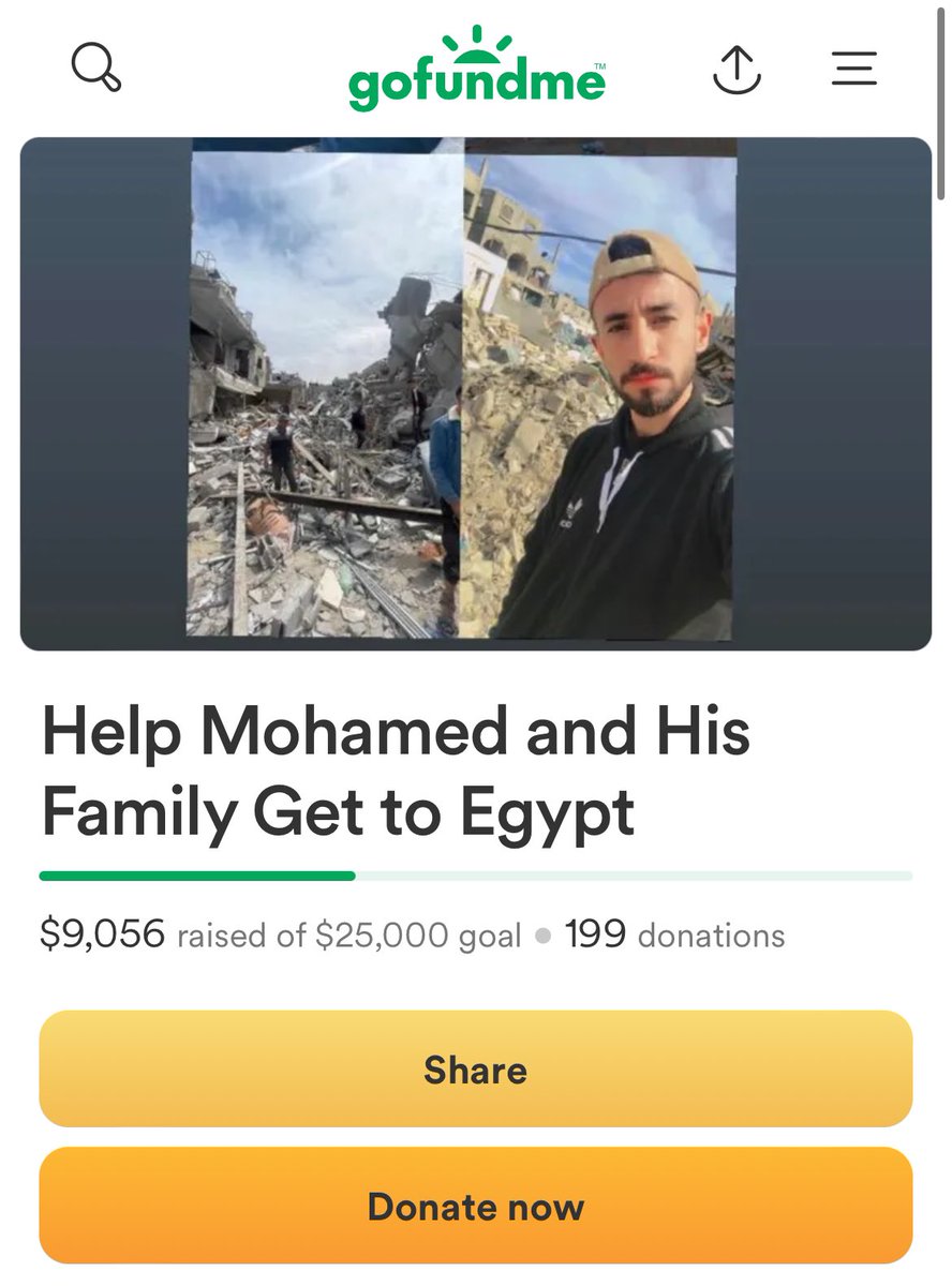 please help Mohamed and his family get to Egypt safely, if you can’t donate at the moment (which is okay, dw❤️) please share and spread awareness. share this to someone who can donate, share it to your friends and family. #FreePalestine #CEASE_FIRE_NOW