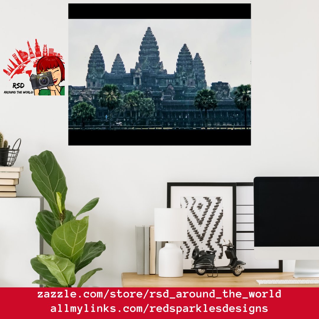 ANKOR WAT POSTER zazzle.com/z/1c4dizut?rf=… via @zazzle #Zazzle #ZazzleMade #ZazzleShop #ShopZazzle #RSD #RedSparklesDesigns #WomanOwned #ShopSmall #Gifts #GiftIdeas #PhotoOfTheDay #PicOfTheDay #Photography #TravelPhotography #Travel #AnkorWat #RSDAroundTheWorld #Cambodia #Temple