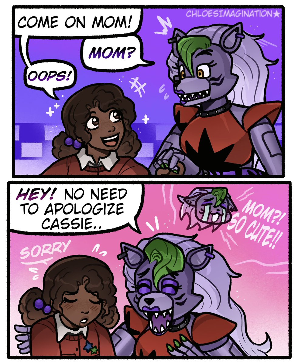FNAF Roxy is the mother that STEPPED UP