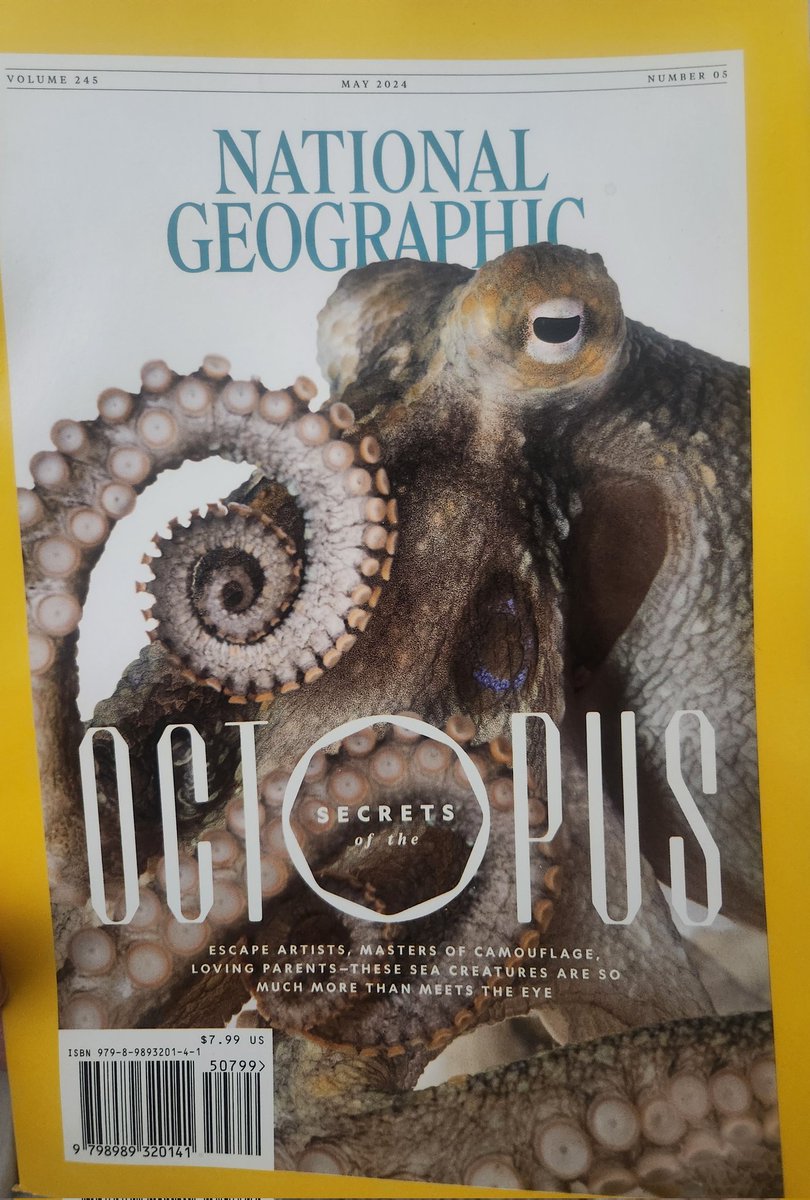 All I wanted for Mother's Day was this magazine and my kids delivered. Octopuses are so amazing!  #SecretsOfTheOctopus #nationalgeographic @Dr_AlexSchnell