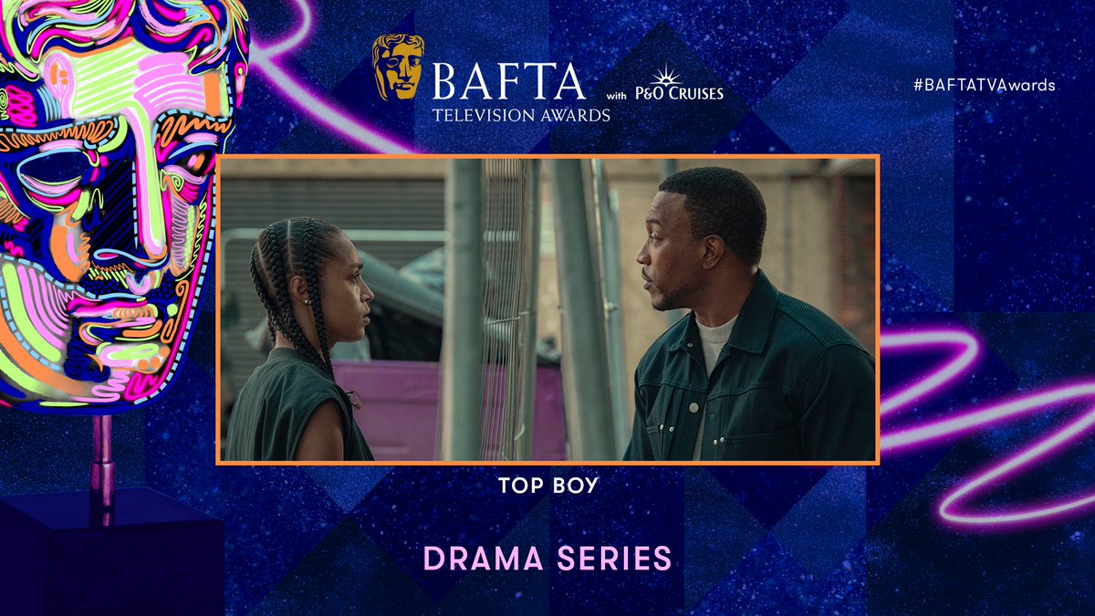 Top Boy wins the BAFTA for Drama Series ✨ #BAFTATVAwards with @pandocruises