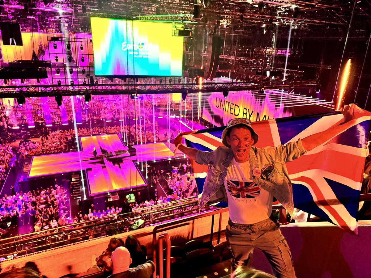 The dream of a closeted gay 8 year old me came true this weekend I went to the #eurovision grand final. In the words of abba - thank you for the music #eurovision #Malmö #gay