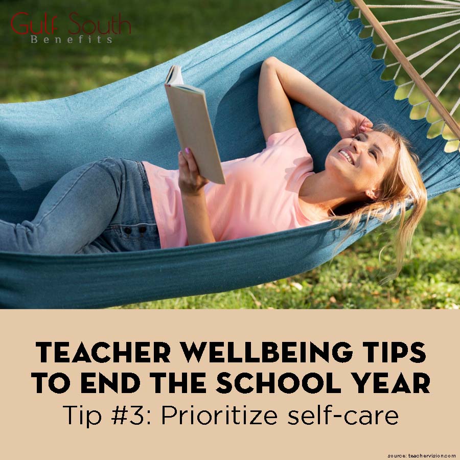 It’s easy for teachers to put their own needs on the back burner during the busy school year, but self-care is crucial for avoiding burnout. gulfsouthbenefits.com #gulfsouthbenefits #insurance #lifeinsurance #groupinsurance #healthinsurance #solutions