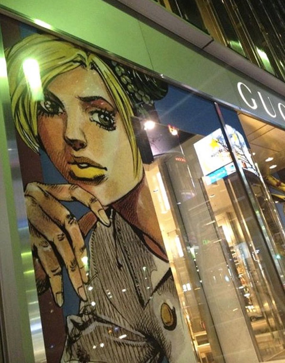 oomf meetup at the jolyne gucci store?
