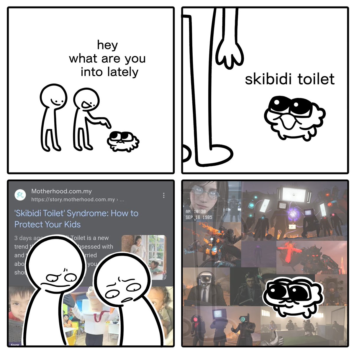 Yes, I love Skibidi Toilet