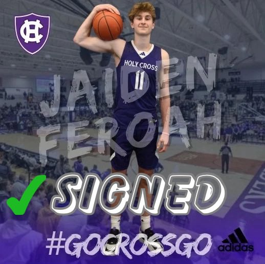 🚨 🚨✍🏾Congrats to Jaiden Feroah for his commitment to Holy Cross (D1)! Jaiden is more than ready for the bright lights of the Patriot League. Coach Paulsen & his staff are great dudes! Jaiden has to be in the argument for the best 2 year career in GRC MBB history. #SwampBoys #5G