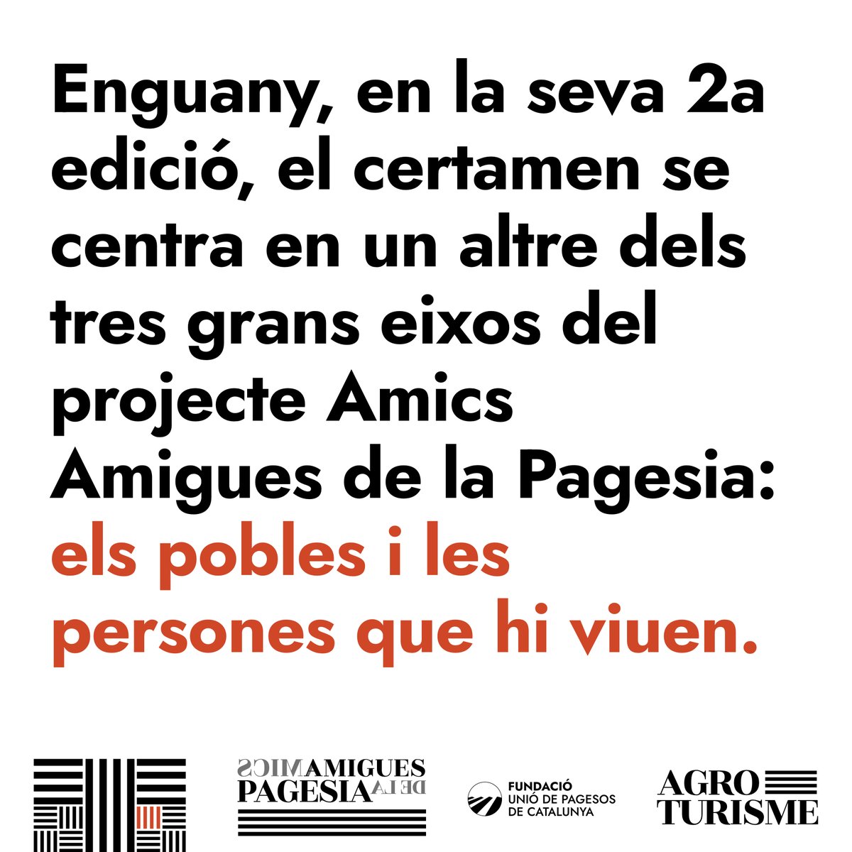 Estimats Xavier, Anna, Màrius, Gemma, Agnès, Ada, Roser, Maria, Joan: que ens faríeu costat, amb aquest il·lusionant i modest certamen literari que fem des de la Fundació Unió de Pagesos de Catalunya? 🤗 Molt agraïts per endavant! 💌 amicsamigues.org/certamen/