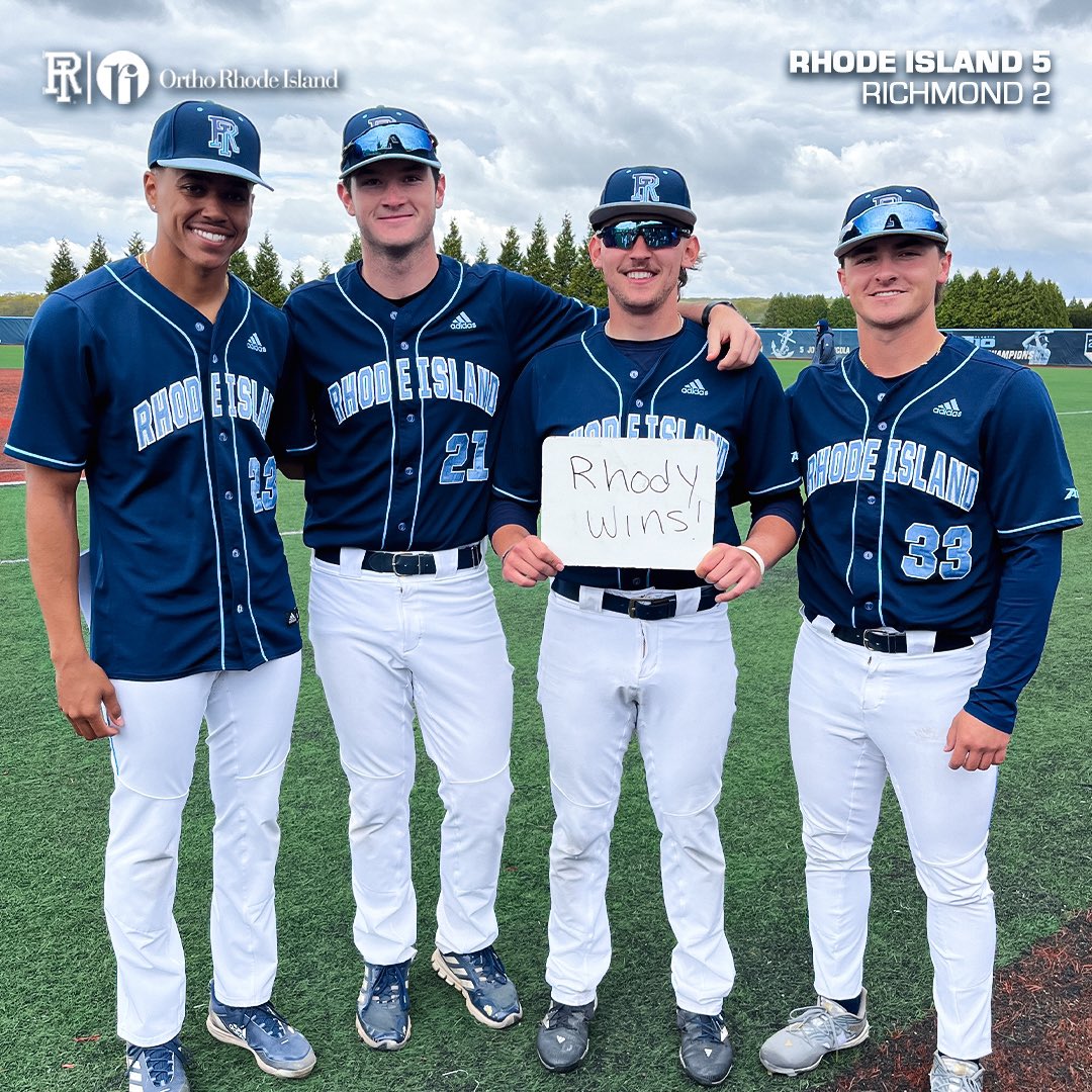 the best gift we could give on mother’s day 😌 @RhodyBaseball #GoRhody