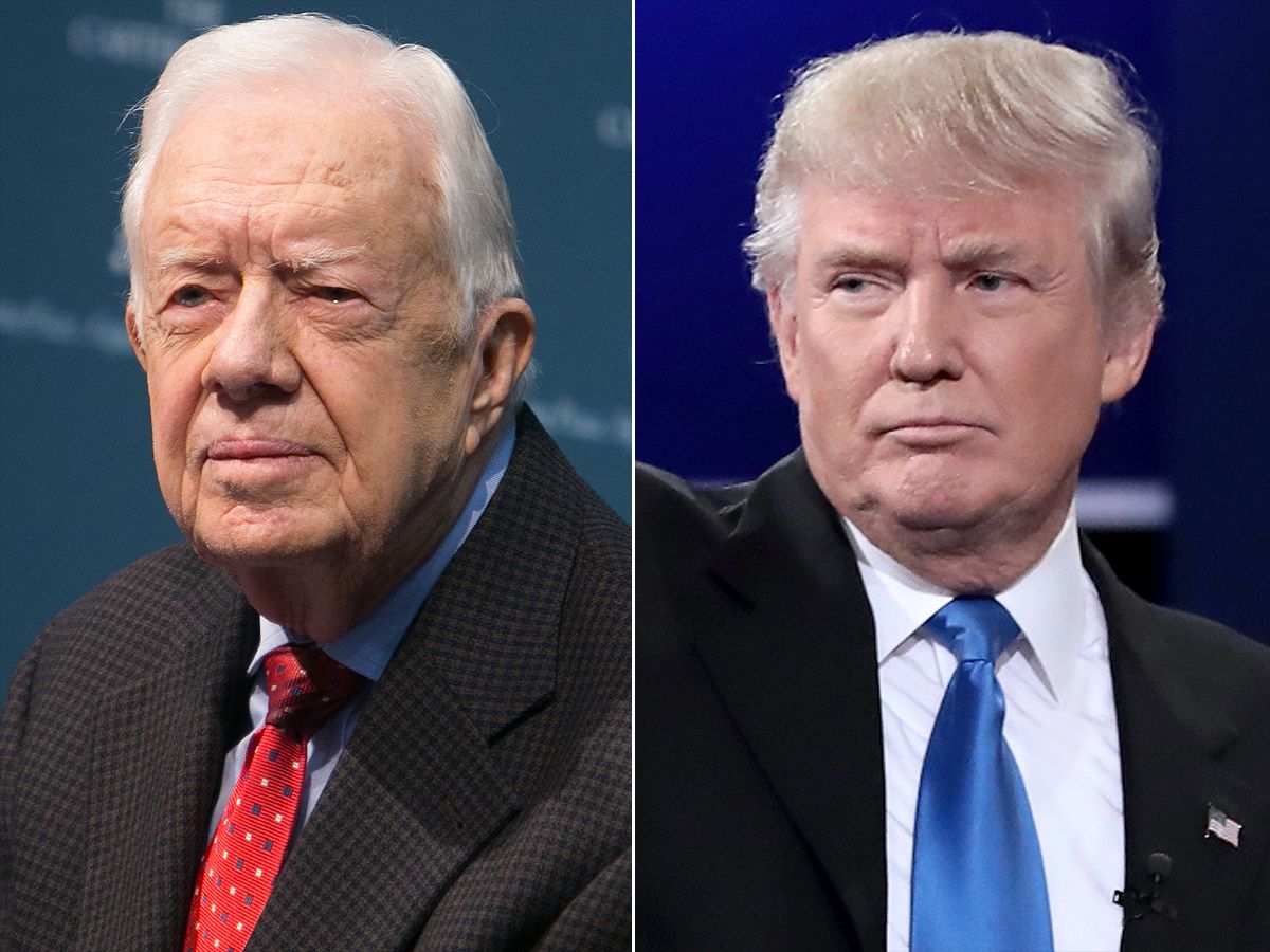 Jimmy Carter never: was indicted was impeached botched a pandemic response used racist nicknames incited an insurrection attempted a Coup cheated on his wife was found liable for rape was best friends w/ pedophiles committed business or tax fraud used Russia to help get elected