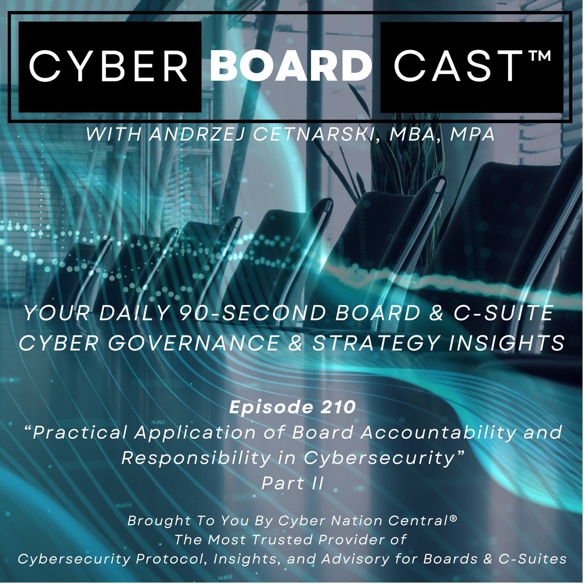 #CyberBoardCast™ Ep210: Practical Application of Board Accountability and Responsibility in Cybersecurity (2024.05.12)

Watch on Spotify: open.spotify.com/episode/2Aul3r… 

#CyberReadyLeaders #RiskMitigation #CyberStrategy #BoardCyberReadiness #CybersecurityProtocol #CyberGovernance