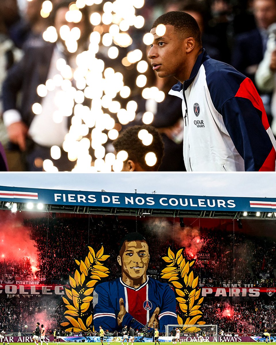 One last time at the Parc des Princes for Kylian Mbappé 🥺