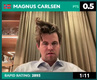 Magnus has a new hairstyle 💇🏽‍♂️😂