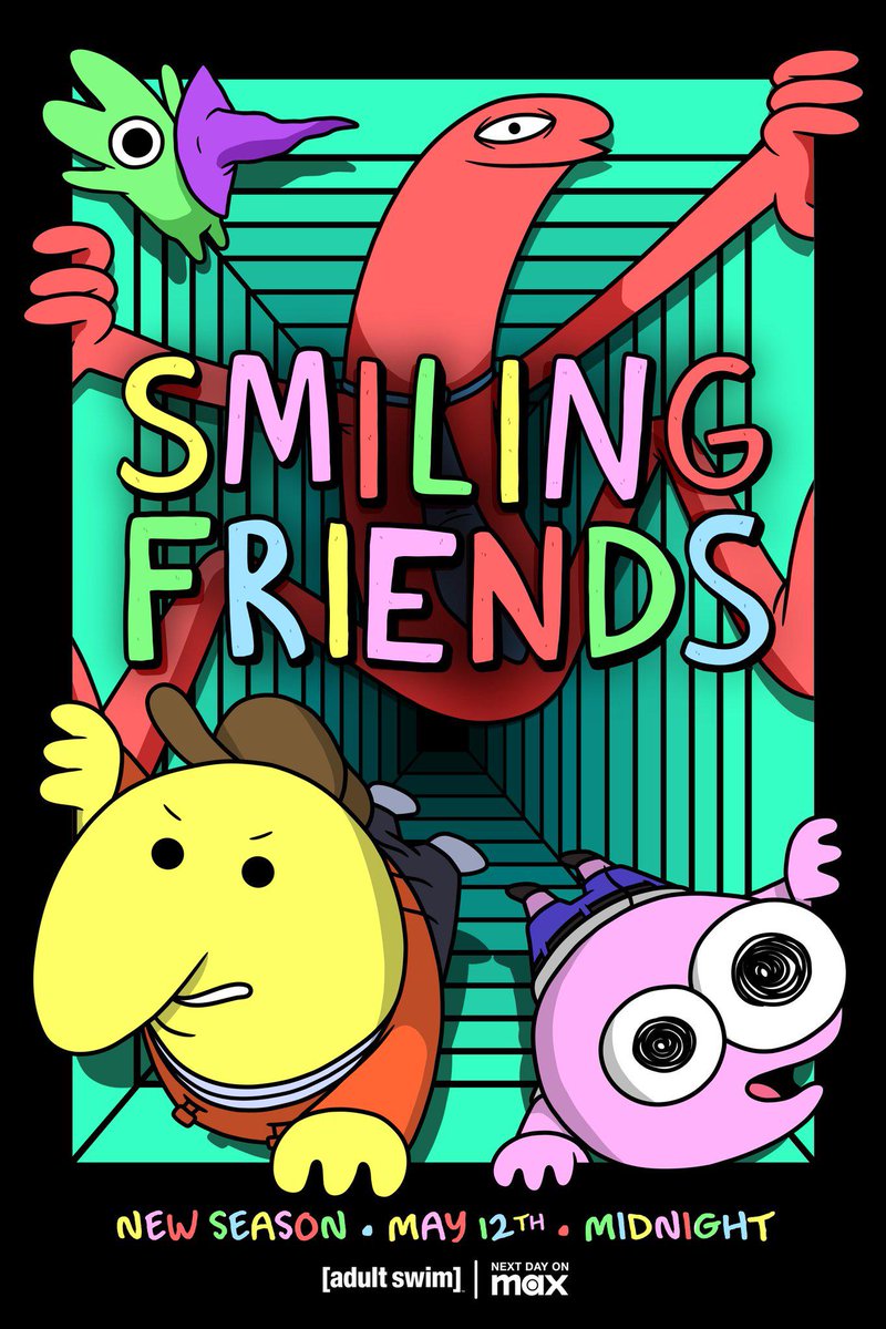 🌟Watch tonight @adultswim 12 Midnight Premiere Season 2 @MichaelRCusack @psychicpebble Animated Series SMILING FRIENDS #SmilingFriends About bit.ly/3zD98kF