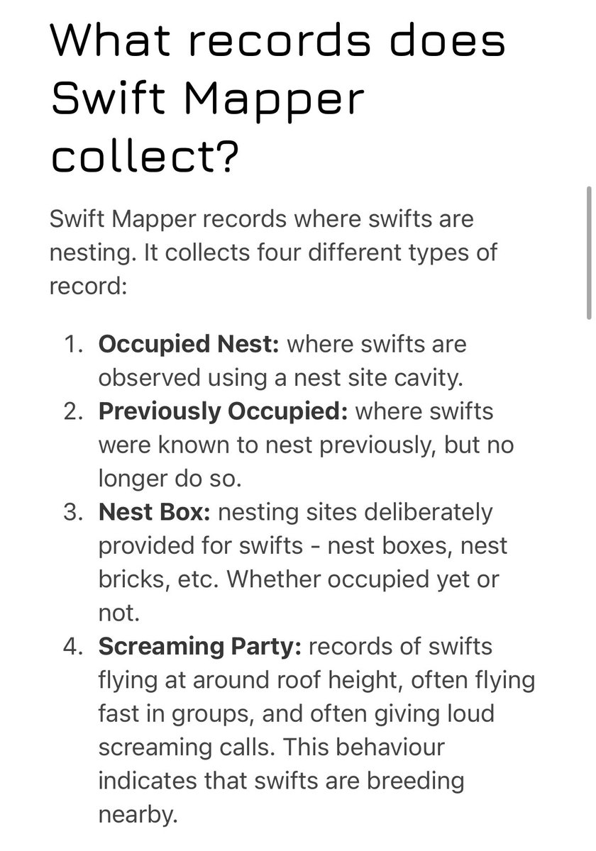 swifts_uk's tweet image. Make sure to download the #SwiftMapper app to report sightings/Screaming parties (rooftop height level) and nest sites! swiftmapper.org.uk