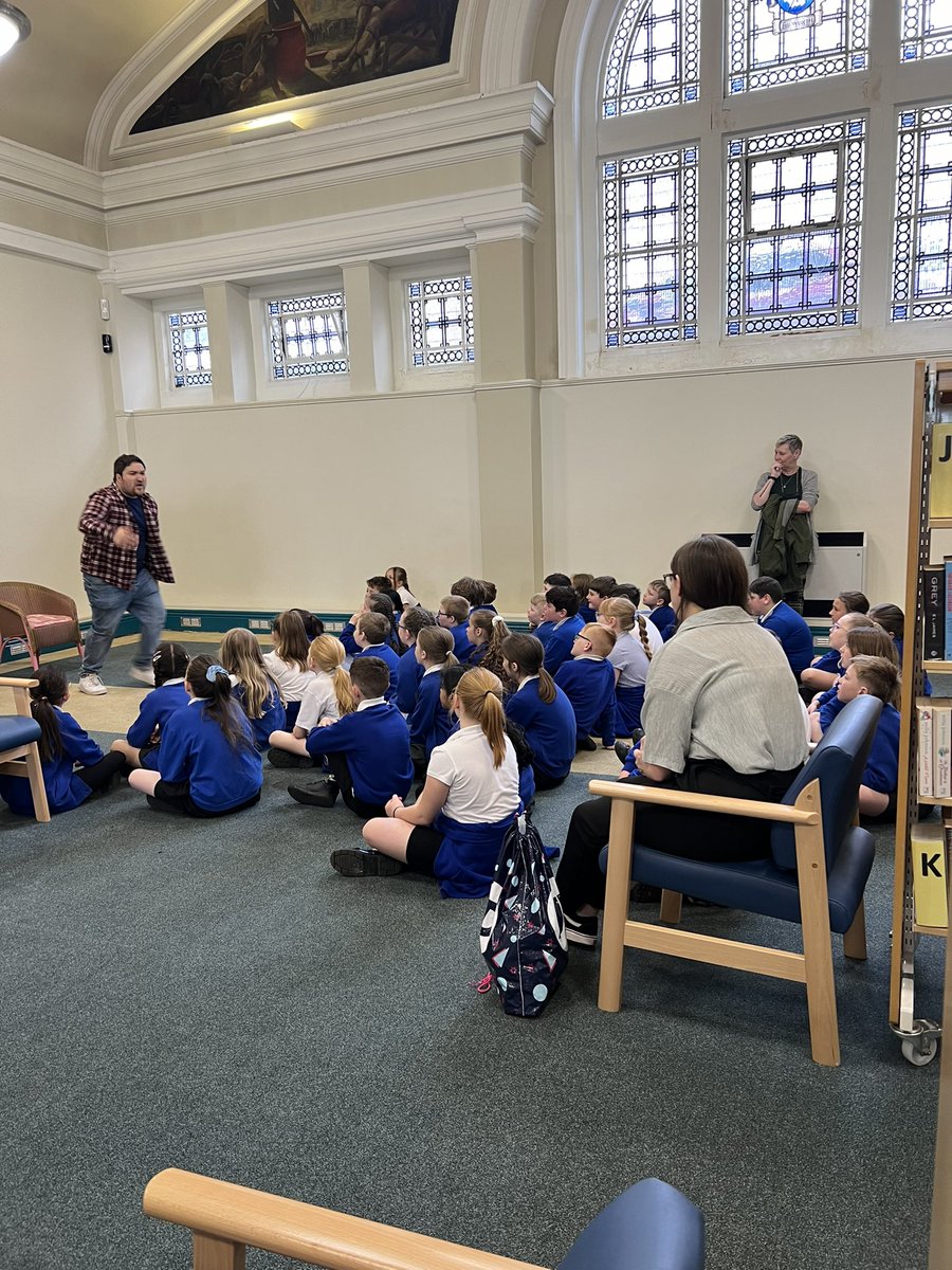 📚Brilliant to attend Keighley Children's Literature Festival! Fantastic to join Christina Gabbitas for a read aloud interactive session with other incredible authors & illustrators: Ben Davis, Hilary Robinson, Oliver Sykes and Yesmein Bagh Ali. Well done to all 👏👏👏.