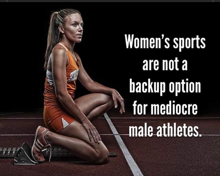 #savewomenssports #TransWomenAreConMen 
#WomensRights