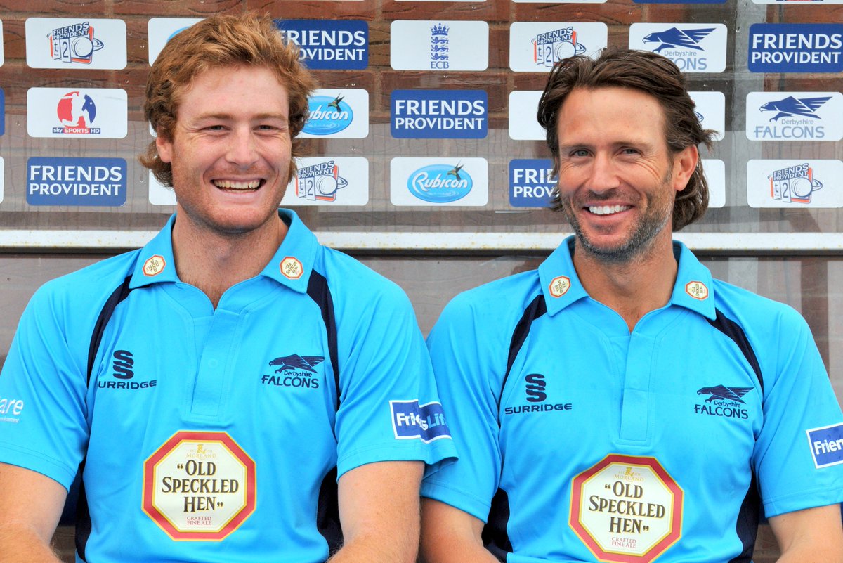 On This Day in 2011 - 'You're not going to laugh, are you?' - my famous last words to @Martyguptill and @luke_sutts ahead of a @DerbyshireCCC T20 photoshoot..