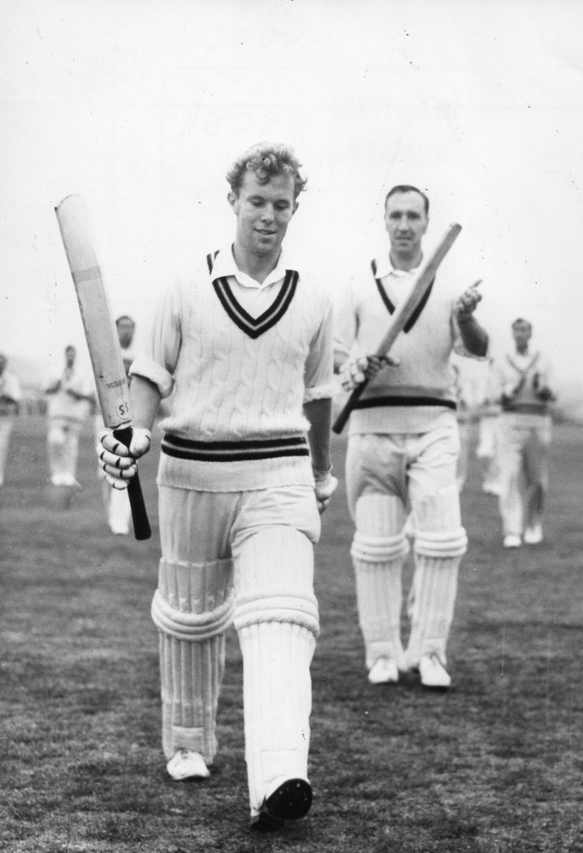 On This Day in 1959 Ian Hall made his debut for @DerbyshireCCC in their 6-wicket win over Middlesex at Lord's. He played 315 matches for the county, scoring 12,263 runs - only 21 players have scored more for the county...