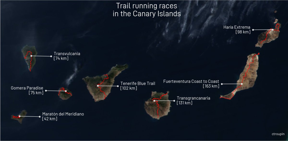 Las carreras trail más famosas en las Islas Canarias 🇮🇨 

Cuál es su favorita? 

#trailrunning #islasCanarias