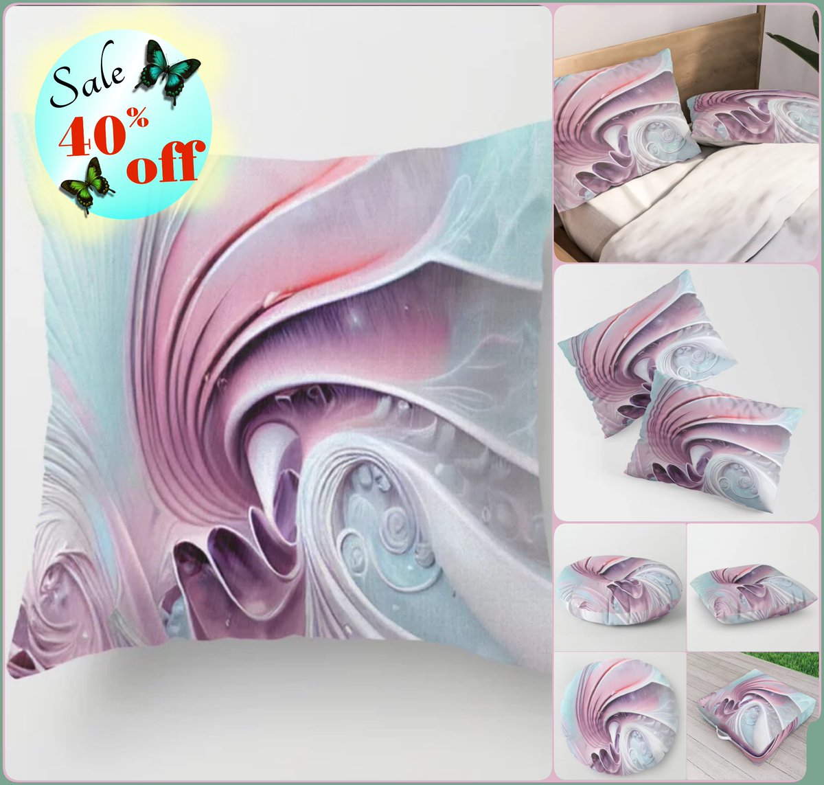 *SALE 40% Off*Today*
Yolo Quasar Throw Pillow~by Art Falaxy~
~Unique Pillows!~
#artfalaxy #art #bedroom #pillows #homedecor #society6 #Society6max #swirls #modern #trendy #accessories #accents #floorpillows #pillows #shams #blankets

society6.com/product/yolo-q…
COLLECTION:…