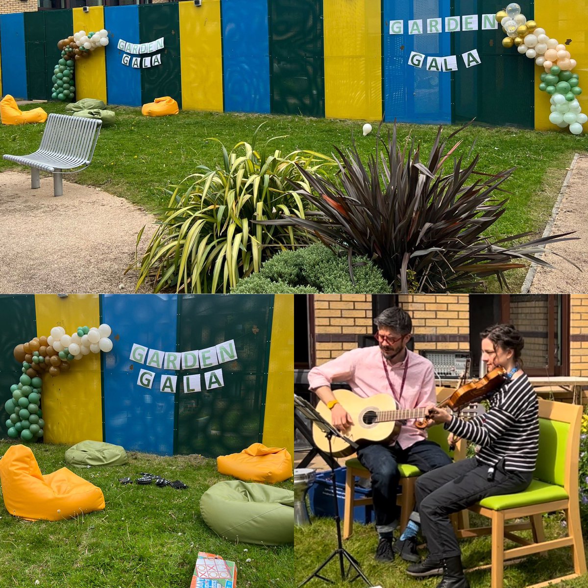 Reflecting back on last weeks fantastic Garden Gala 🌿⭐️ Huge thanks to @OatesKeely for organising. Amazing turn out from across the unit, with plenty of laughs & fun. Thanks to our fab Music Therapist, Joe, & our psychologist/ violinist @Vivielemon #TakeALookAtMeadowbrook