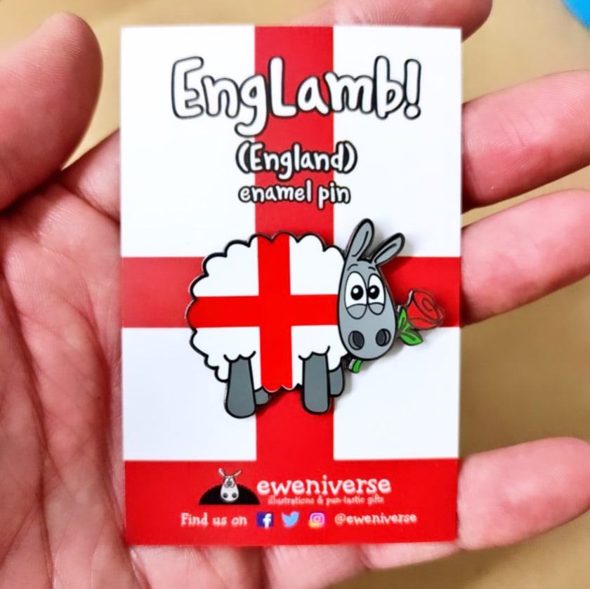 Have a looksee at some of the sheepish goodness in my Etsy shop eweniverse.etsy.com Pins, stickers, mugs and more! 🐑😍 #ukcraftershour #shopindie #HandmadeHour