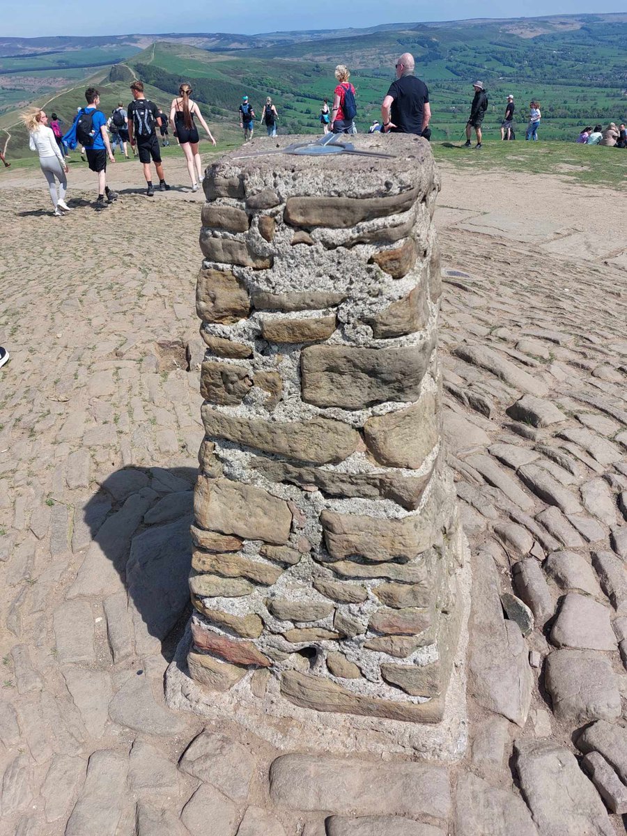 I think after climbing Mam Tor yesterday a drink was well deserved . Cracking weather . #HuntingtonsDisease with #sybilontour Robbie x “After all the activity yesterday a low level walk and a pub stop looking up at the hills was today's activity. Plus it was incredibly hot.”