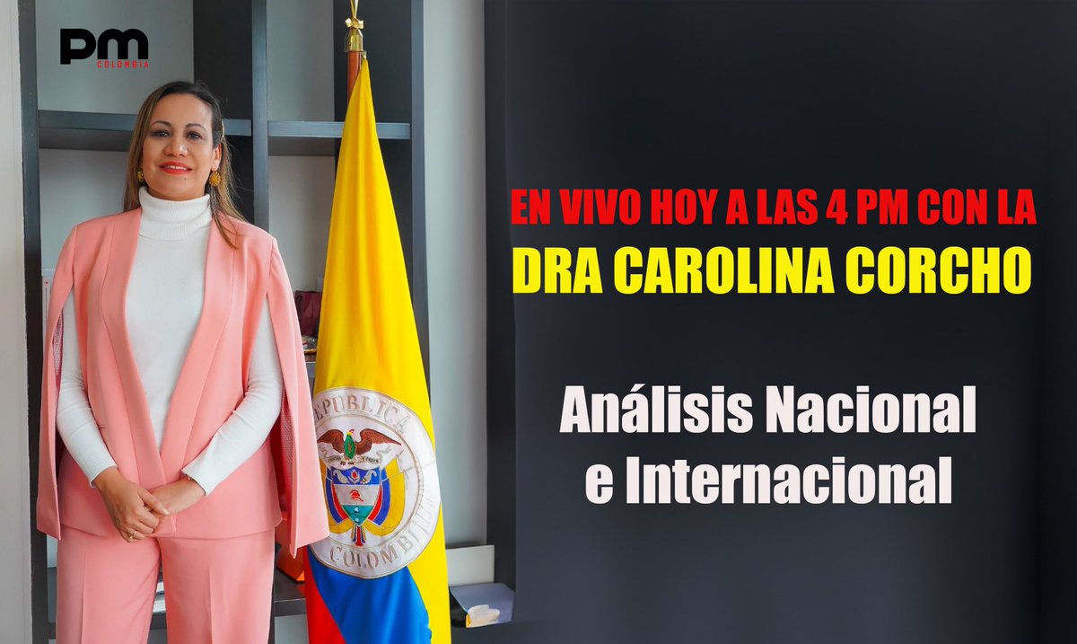 Nos vemos a las 4 Pm EN VIVO con la Dra @carolinacorcho youtube.com/live/-EbNA8JHj…