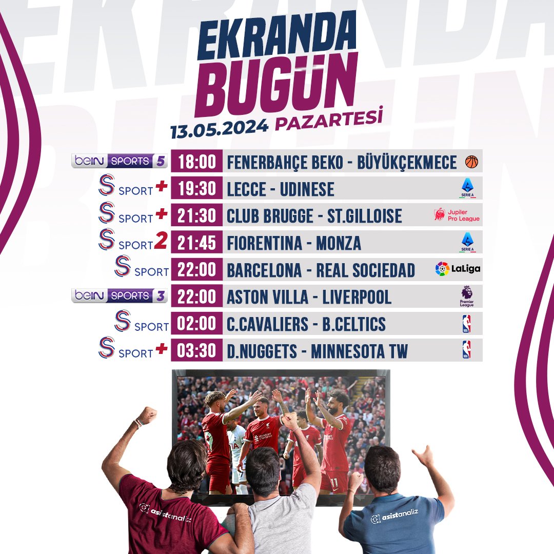 Ekranda Bugün | 13 Mayıs Pazartesi