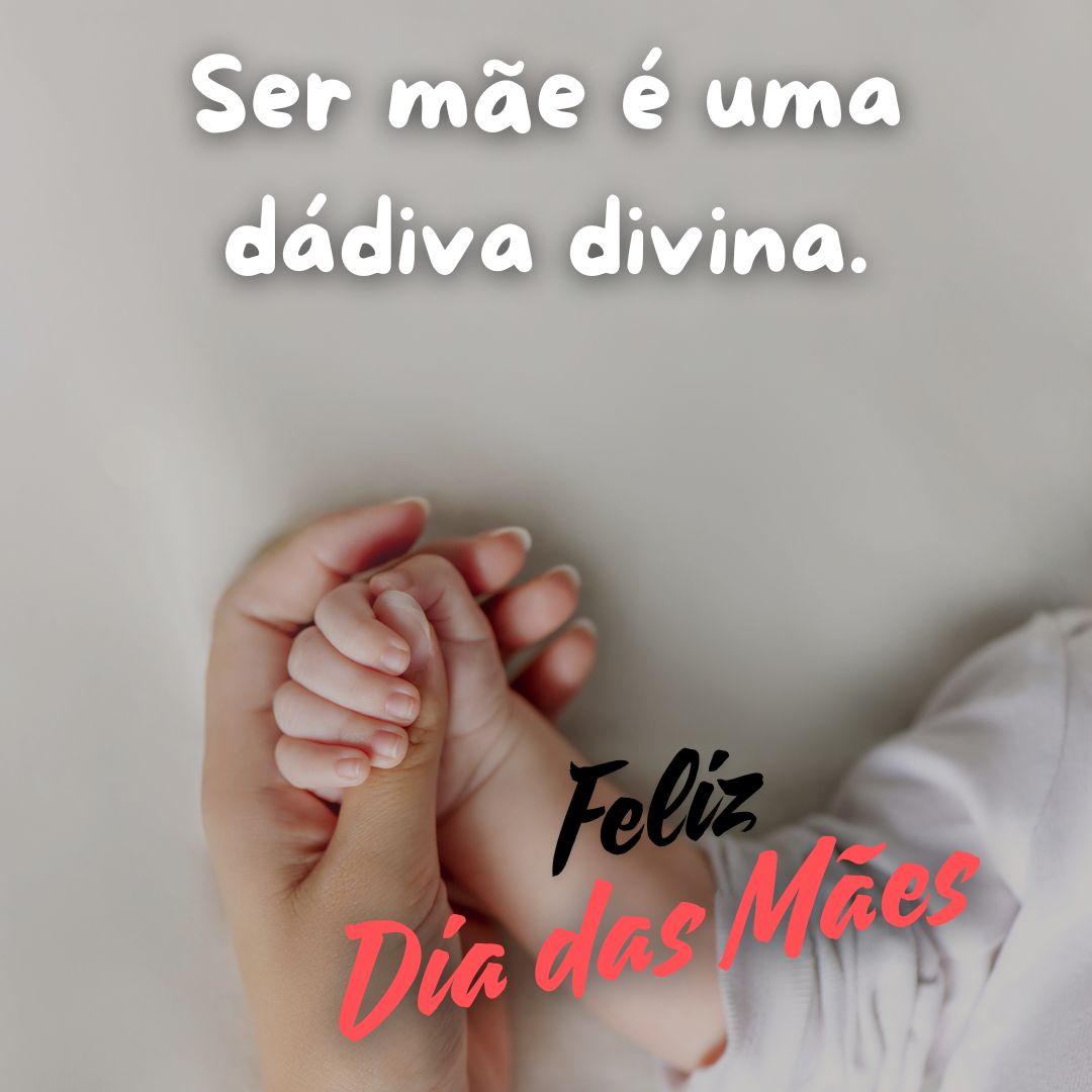 Parabéns à todas as mulheres que exercem o mais belo de todos os ministérios, a maternidade. #diadasmães