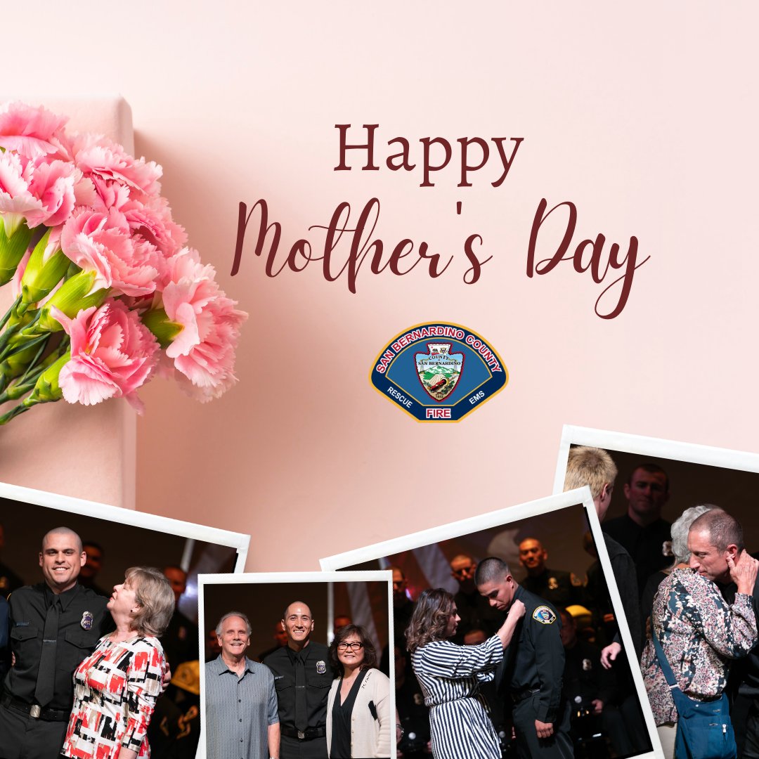 🌼 Happy #MothersDay from #SBCoFD! 🌼 Thank you to all of the moms, stepmoms, grandparents, guardians, mentors, and everyone who looks out for someone else, we celebrate you! For those who find today tough, we see you & support you. You're all part of the heart of our community.